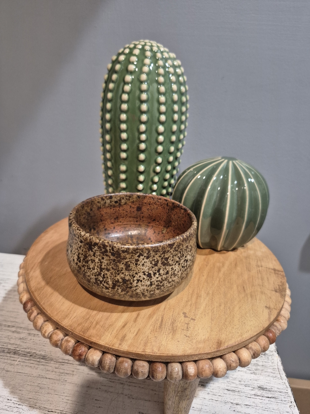 Handmade Pottery Bowl in Brown Speckle - Gorgeous! Great Trinket Dish!